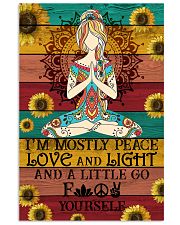 I'M MOSTLY PEACE LOVE LIGHT 11x17 Poster front