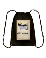 GET NAKED JUST KIDDING THIS A HAFT BATH Drawstring Bag tile