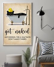 GET NAKED JUST KIDDING THIS A HAFT BATH 11x17 Poster lifestyle-poster-1