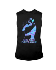 NO ONE FIGHT ALONE Sleeveless Tee tile