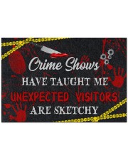CRIME SHOWS - DOORMAT Doormat 34" x 23" front
