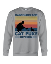 MAINTENANCE DEPT CAT PUKE DIVISION Crewneck Sweatshirt tile