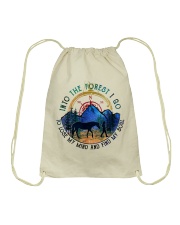 INTO THE FOREST I GO TO LOSE MY MIND Drawstring Bag tile