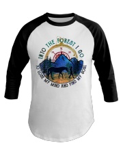 INTO THE FOREST I GO TO LOSE MY MIND Baseball Tee tile