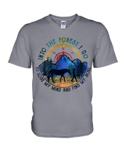 INTO THE FOREST I GO TO LOSE MY MIND V-Neck T-Shirt tile