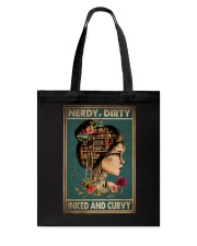GIRL - NERDY DIRTY Tote Bag tile