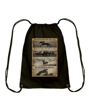 BE STRONG WHEN YOU ARE WEAK Drawstring Bag tile