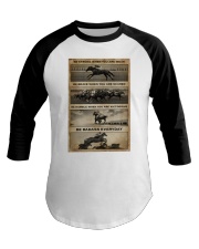 BE STRONG WHEN YOU ARE WEAK Baseball Tee tile