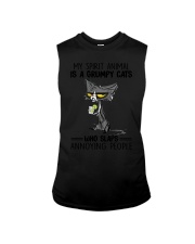 MY SPIRIT ANIMAL IS A GRUMPY CATS Sleeveless Tee tile