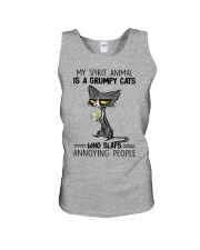 MY SPIRIT ANIMAL IS A GRUMPY CATS Unisex Tank tile