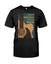 HELLO DARKNESS MY OLD FRIEND Premium Fit Mens Tee tile