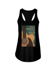HELLO DARKNESS MY OLD FRIEND Ladies Flowy Tank tile