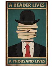 A READER LIVES A THOUSAND LIVES 11x17 Poster front