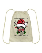 ON THE NAUGHTY LIST AND REGRET NOTHING Drawstring Bag tile