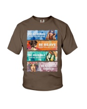 BE STRONG WHEN YOU ARE WEAK Youth T-Shirt tile