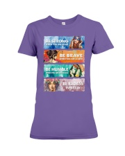 BE STRONG WHEN YOU ARE WEAK Premium Fit Ladies Tee tile