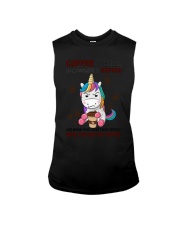 COFFEE SPELLED BACKWARDS IS EFFOC Sleeveless Tee tile