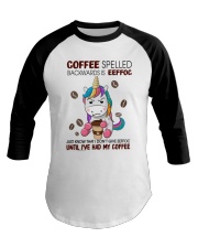 COFFEE SPELLED BACKWARDS IS EFFOC Baseball Tee tile