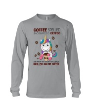 COFFEE SPELLED BACKWARDS IS EFFOC Long Sleeve Tee tile