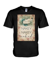 NAKEY NAKEY NAKED V-Neck T-Shirt tile