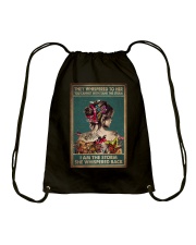 THEY WHISPERED TO HER Drawstring Bag tile