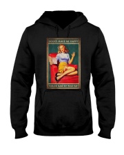 BOOK MAKES ME HAPPY HUMANS MAKE ME HEAD HURT Hooded Sweatshirt tile