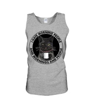 I HATE MORNING PEOPLE OR MORNING OR PEOPLE Unisex Tank tile