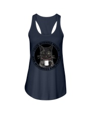 I HATE MORNING PEOPLE OR MORNING OR PEOPLE Ladies Flowy Tank tile