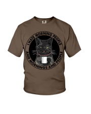 I HATE MORNING PEOPLE OR MORNING OR PEOPLE Youth T-Shirt tile