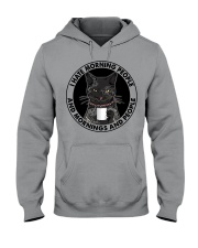 I HATE MORNING PEOPLE OR MORNING OR PEOPLE Hooded Sweatshirt tile
