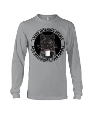I HATE MORNING PEOPLE OR MORNING OR PEOPLE Long Sleeve Tee tile