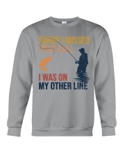SORRY I MISSED YOUR CALL I WAS ON MY OTHER LINE Crewneck Sweatshirt tile