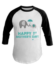 HAPPY 1ST MOTHER'S DAY - CUSTOM NAME Baseball Tee tile