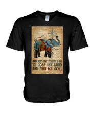 AND INTO THE FOREST I GO TO LOSE MY MIND V-Neck T-Shirt tile