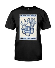 DON'T BE A PRINK PLUSH THE TOILET Premium Fit Mens Tee tile