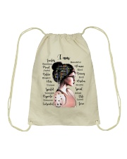 I AM Drawstring Bag tile