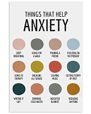 THINGS THAT HELP ANXIETY 11x17 Poster front