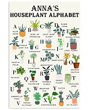 HOUSEPLANT ALPHABET - CUSTOM NAME 11x17 Poster front