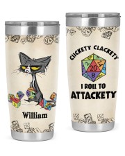 GAME TUMBLER - CUSTOM NAME 20oz Tumbler front