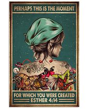 THIS IS THE MOMENT FOR WHICH YOU WERE CTEATED 11x17 Poster front