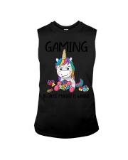 GAMING BECAUSE MURDER IS WRONG Sleeveless Tee tile