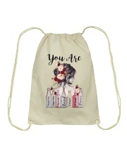 YOU ARE AMAZING Drawstring Bag tile