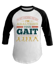 I'M NOT CHECKING YOU OUT Baseball Tee tile