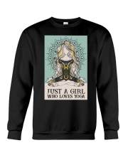 JUST A GIRL WHO LOVES YOGA Crewneck Sweatshirt tile