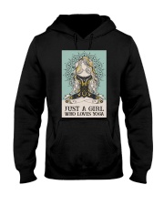 JUST A GIRL WHO LOVES YOGA Hooded Sweatshirt tile