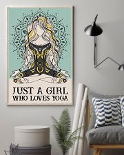 JUST A GIRL WHO LOVES YOGA 11x17 Poster lifestyle-poster-1