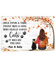 ONCE UPON A TIME THERE WAS A GIRL WHO REALLY LOVED CATS - CUSTOM 24x16 Poster front
