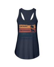 THE OLDEST THE STRONGEST THE LARGEST ARE FUELED Ladies Flowy Tank tile