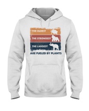 THE OLDEST THE STRONGEST THE LARGEST ARE FUELED Hooded Sweatshirt front