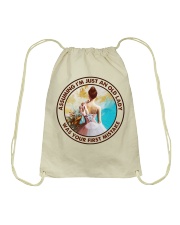 ASSUMING I'M JUST AN OLD LADY Drawstring Bag tile